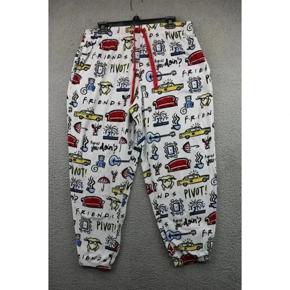 Friends-The Television Show-Women's Pajama/Lounge Pants-Large-Pockets - Picture 1 of 9